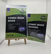 100 x Silver Age Backing Boards & Bags! Caveman Comics!