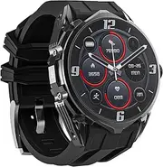 Smartwatch for Men GPS Sports Watch, 1.6" HD AMOLED Display, 5ATM Waterproof Metal Military Smart Watches 15 Days, Fitness Activity Tracker with Compass Sleep Monitor Heart Rate for Android iOS Black