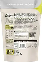 Protein Supplies Australia Pure Creatine Monohydrate Powder 200 g, Pure, 200 g