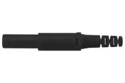 CONN, Banana, PLUG, 32A, BLACK, Banana Test Connectors, SFK 30 S NI / OK / SW