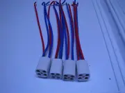 4-Brand New Light Sockets for Square Pinned Power Compact Type Light Bulbs or UV