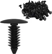 Rivet Clips 100Pcs Plastic Nylon Rivets Fixed Tree Rivet Furniture Decoration Car Door Trim Bumper Rivets Clip Screws Push Fastener Retainer Rivets Car Trim Fasteners Bumper Clips