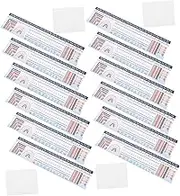SHOWERORO 60pcs Classroom Desk Name Tags Reusable Acrylic Nameplates with Alphabet Number Lines Classroom Supplies for Boys and Girls