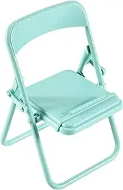 Sukiola Steve Cute Little Chair Mobile Phone Holder Desk Foldable Phone Stand Cell Phone Stand Holder for Desk Green