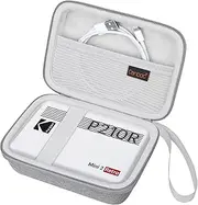 Canboc Carrying Case for Kodak Mini 2 Retro 4PASS Portable Photo Printer/Kodak Mini Shot 2 Retro 4PASS 2-in-1 Instant Digital Camera, Mesh Bag fits Photo Paper and Cable, Grey