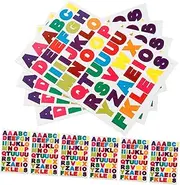 TEHAUX Lphabet Stickers Letter Sticker Letters 10 Sheets Pack DIY Stock Stickers for Boys and Girls' Learning Crafts
