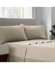 Linum Home Textiles Cotton 400Tc Solid Sateen Sheet Set