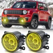 Para 2015-2020 for Jeep Renegade Reemplazo Amarillo Parachoques Luz antiniebla (for: Jeep)