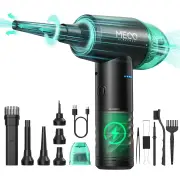 MECO ELEVERDE ME-CR1 Electric Compressed Air Duster & Vacuum Cleaner 4 in 1 Function Powerful 3-Gear to 90000RPM/12000PA