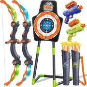 GMAOPHY 2 Pack Bow and Arrow for 5 6 7 8 9 10 11+ Year Old Boys, Birthday Kid...