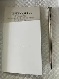 在飛比找Yahoo!奇摩拍賣優惠-美品！德製真品Tiffany 蒂芬尼 經典大T鉻銀高級原子筆