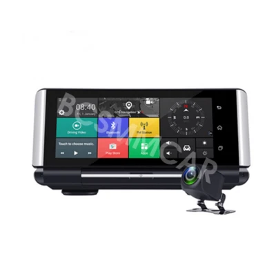 FHD 1080P Dash Camera 7in Touch Screen Car DVR Recorder Front Rear Camera GPS (for: Lexus)