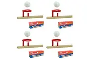 4PK Schylling Floating Ball Game Kids Children Outdoor Play Toy w Pipe Balls 4y+