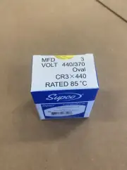SUPCO CR3X440 OVAL RUN CAPACITOR (3 MFD X 440VAC)