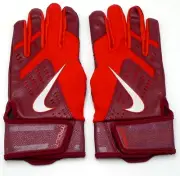 Nike Force Edge Batting Gloves 2.0 Youth Medium Mike Trout Team Red/Chrome