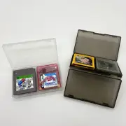 For Gameboy Game Cassette Storage Box 6 Grid Cards Holder Carrying Case Set
