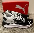 Puma Softride Symmetry Fuzion Running Mens Black, White Sneakers Athletic Shoes