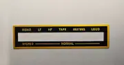 McIntosh MX112 Adhesive Decal for Glass Faceplate NEW