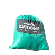 Castaway All in One Portable Travel Hammock BLUE / GREEN NWT Made in the USA