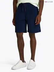 Tommy Hilfiger Blue Terry Towelling Jogger Shorts (F55040) | $254