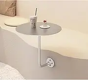 Round Bar Table Wall-Mounted Bistro Pub Table, Small Kitchen Work Table Dining Table for Cocktail Bar Dining Bistro, Pub Furniture, Small Spaces Bedside Table(40x40x45cm(15.7x15.7x17.7inch))