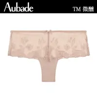 在飛比找momo購物網優惠-【Aubade】微醺刺繡蕾絲平口褲 性感小褲 法國進口 女內