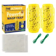 Wasp Trap Outdoor Hanging, Wasp and Carpenter Bee Trap, Sticky Bug Board 2157