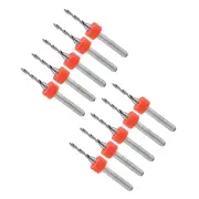 1/8" Shank 0.7mm Tungsten Carbide CNC Precision Micro PCB Drill Bits 10-Pieces