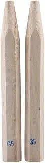2Pcs Badminton Racket Handle Grip Wooden Badminton Handle Repair of Badminton Racket,G5
