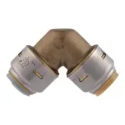 SharkBite Push to Connect 1/2 in. PTC T X 1/2 in. D PTC Brass Elbow