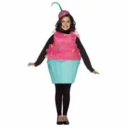 Sweet Eat Cupcake Food Dessert Funny Book Week Child Girl Costume 7-10
