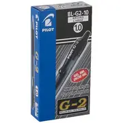 Pilot G2 Retractable Gel Pen 1.0mm Black 12 Pack