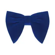 Men's Velvet Vintage Bow Tie Tuxedo Big Bowtie Blue