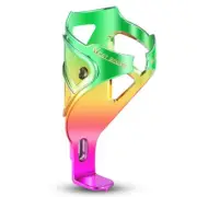 Bicycle Gradient Water Bottle Holder Colorful Cup Bracket (Purple Golden Green G