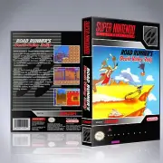 SNES Case - NO GAME - Road Runner Death Valley Rally