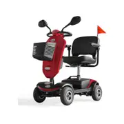 EQUIPMED Electric Mobility Scooter Foldable 300W Portable Elderly 4 Wheel Senior Adult Aid