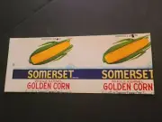 Somerset Whole Kernel Golden Corn Somerset Canning Corp. Pennsylvania Can Label
