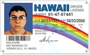 3×5 FT McLovin ID Flag,150D Large Fake Driver License Indoor Decor,Double Side Digital Printed Polyester Banner With 4 Brass Grommet
