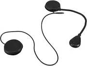 HOMSFOU Motorcycle Helmet Communication Headset Bike Helmet Hardhat Headset Cordless Earphone with Microphone for Motorbike Cyclist