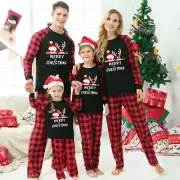 Parent Child Christmas Matching Family Christmas Siamese Pajamas Sets Prints New