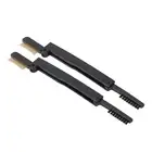 2pcs Folding Eye Lash Brow Comb Portable Metal Teeth Dual Sided Eyebrow Groo FAD