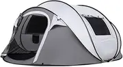 Instant Pop Up Camping Tent, 5-6 Person Tents,Automatic Set Up Tent in 3 Seconds,Waterproof Sunshade Family Tent,Portable Lightweight Dome Tent for Outdoor Camping,Hiking,Travel & Beach