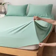 Bamboo Pillowcase Set - Green Sheen
