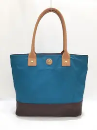 在飛比找Yahoo!奇摩拍賣優惠-【TORY BURCH】SMALL JADEN 帆布雙色托特