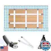 Table Cloth Holder Clips Hidden Straps 5 Pack,Adjustable Elasticity Picnic Ta