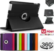 Smart 360 Leather Case Cover For Apple iPad 9.7 5 6 Gen Air 1 3 4 Mini 10.2 8 9