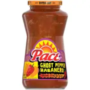 Pace Ghost Pepper Habanero Extra Hot Salsa, 16 Oz Jar