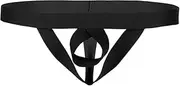 [Generic] Men's Elastic Straps Thong Jockstrap Underwear T-Back O-Ring Bikini Jock Briefs G-String