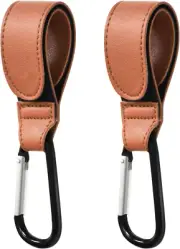 Stroller Hook, 2PCS Portable Stroller Hooks for Hanging, Multipurpose Organizer
