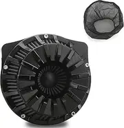 XINMINGYUE Rain Socker Cover 15 Speak Spokes Air Cleaner Filter Fit For Harley 2008-2013 FLHTC Electra Glide Classic 2014-2016 FLHTCU Electra G Accessories